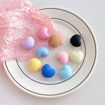 Opaque Acrylic Bead OACR-H028-A02-1