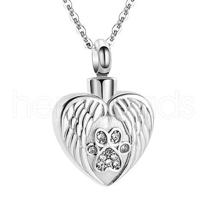 Stainless Steel Pendant Necklaces PW-WG41383-04-1