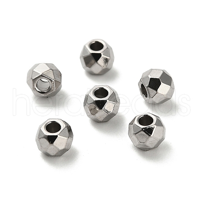 304 Stainless Steel Beads STAS-S167-02B-P-1
