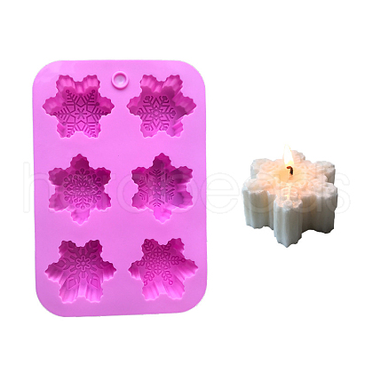 Christmas Theme DIY Candle Food Grade Silicone Molds CAND-PW0005-007-1