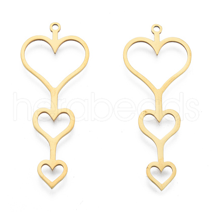 201 Stainless Steel Pendants STAS-N090-LA967-2-1