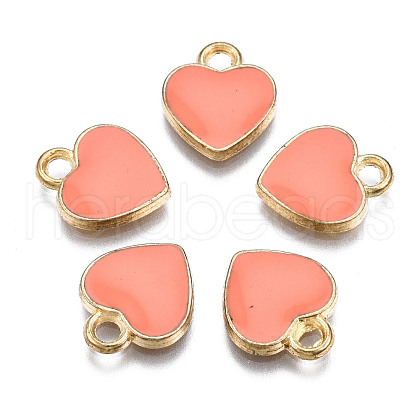 Alloy Enamel Charms X-ENAM-S121-041H-1