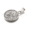 304 Stainless Steel Pendants STAS-B086-02P-2