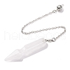 Natural Quartz Crystal Pointed Dowsing Pendulums G-Q184-04E-P-2
