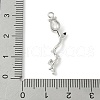 Brass Micro Pave Cubic Zirconia Pendants KK-M326-13D-P-3