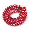 Electroplate Glass Beads Strands EGLA-A044-T8mm-B01-3