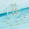 Unicraftale 50Pcs 316 Surgical Stainless Steel Earring Hooks STAS-UN0058-31-2