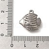 Anti-Tarnish 304 Stainless Steel Pendants STAS-M075-11P-3