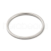 Non-Tarnish 304 Stainless Steel Simple Plain Band Finger Ring for Women Men RJEW-F152-05P-C-2