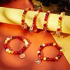 SUNNYCLUE Thanksgiving Day Bracelet Making Kit DIY-SC0021-86-4