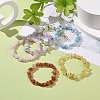 6Pcs 6 Style Natural Mixed Gemstone Chips Stretch Bracelets Set BJEW-JB08916-2