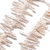 Natural Baroque Keshi Pearl Beads Strands PEAR-P064-02D-02B-2