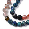 Natural & Synthetic Mixed Gemstone Beads Strands G-D080-A01-01-32-3