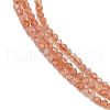 Natural Sunstone Beads Strands G-RM250101-A17-5
