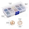 220Pcs 10 Colors Electroplate Glass Beads Strands EGLA-YW0003-26-3