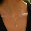 Stylish Stainless Steel Infinity Cross Pendant Necklaces for Women's Daily Wear and Parties YZ7954-4