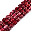 Natural Imperial Jasper Beads Strands G-N342-62E-1