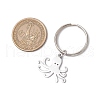 Ocean Theme 304 Stainless Steel Keychains KEYC-JKC01213-03-3