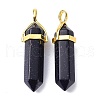 Synthetic Blue Goldstone Pointed Pendants G-G025-01G-25-2