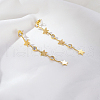 Stainless Steel Star Tassel Stud Earrings LM8207-2-3