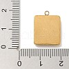 304 Stainless Steel Rhinestone Pendants STAS-I322-59G-3