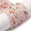 Natural Ferruginous Quartz Beads Strands G-B142-A01-3mm-2