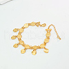 Adjustable Brass Ancient Coin Link Bracelets VB5488-1