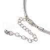 Tibetan Style Alloy Lotus Leaf Pendant Necklaces for Women NJEW-Q343-01AS-4