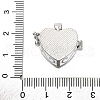 Brass Enamel Locket Pendants KK-F894-15P-01-3