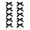 10Pcs Bowknot Cloth Alligator Hair Clips PW-WGD5F1D-01-1