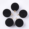 Flocky Acrylic Pendants FIND-T046-33D-01-1