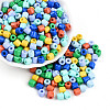 Opaque Colours Glass Seed Beads SEED-N007-14B-1