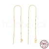 925 Sterling Silver Ear Thread with Peg Bails STER-P047-12G-3