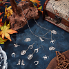 Unicraftale 80Pcs 4 Tibetan Styles Alloy Pendants FIND-UN0004-28B-2