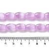 Macaron Color Natural Selenite Beads Strands G-B102-A01-04-4