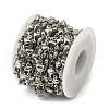 304 Stainless Steel Heart Link Chains CHS-A017-02B-P-2