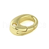 Brass Spring Gate Rings KK-B089-10G-2