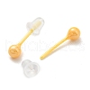 Ceramic Round Ball Stud Earrings EJEW-Q768-18E-2