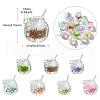 Mother's Day Luminous Acrylic Pendants OACR-CJ0001-46-2