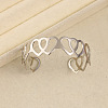 304 Stainless Steel Cuff Bangles BJEW-S172-01P-1