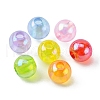 490Pcs 7 Colors Transparent Acrylic Beads MACR-YW0002-03-2