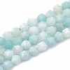 Natural Amazonite Beads Strands X-G-S332-6mm-009-1