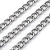 Oxidation Aluminum Cuban Link Chains CHA-S002-01P-1