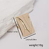 Geometric Zinc Alloy Statement Rings for Women FS6214-1-2