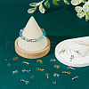 SUPERFINDINGS 20Pcs 2 Colors Eco-Friendly Brass Watch Band Clasps KK-FH0007-68-6