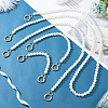 SUPERFINDINGS 4Pcs 4 Style ABS Pearl Beaded Bag Strap FIND-FH0005-32B-5