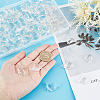 ARRICRAFT 100Pcs Transparent Acrylic Pendants TACR-AR0001-11-3