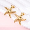 304 Stainless Steel Stud Earrings for Women EJEW-K306-12G-3
