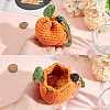  1Pc Tangerine Woolen Crochet Wallets AJEW-NB0005-93-3