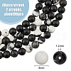 HOBBIESAY 2 Strands Natural Gemstone Imitation Zebra Jasper Beads Strands G-HY0001-64-2